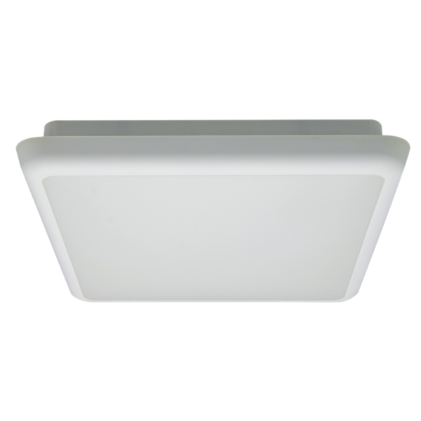 LED OYSTER 12W SQ. IP54 4K WH J1